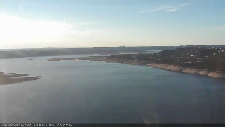 Lake Travis webcam, January 15, 2025 4:45 PM CT