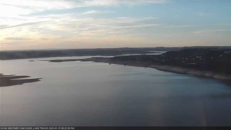 Lake Travis webcam, January 15, 2025 5:25 PM CT