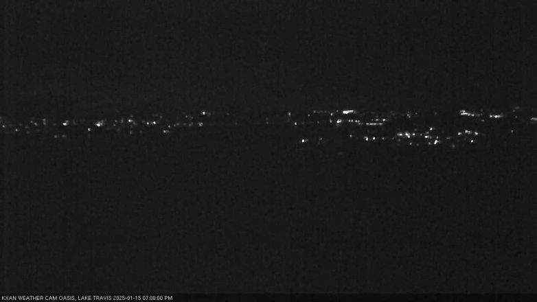 Lake Travis webcam, January 15, 2025 7:00 PM CT