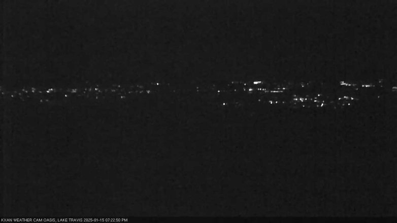 Lake Travis webcam, January 15, 2025 7:25 PM CT