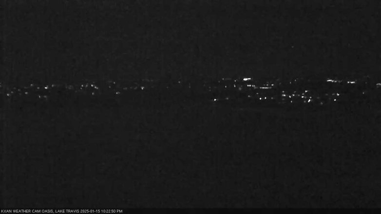 Lake Travis webcam, January 15, 2025 10:25 PM CT
