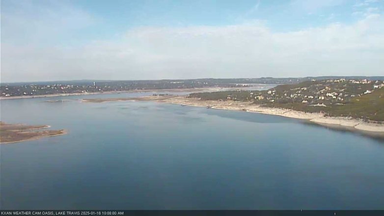 Lake Travis webcam, January 16, 2025 10:00 AM CT