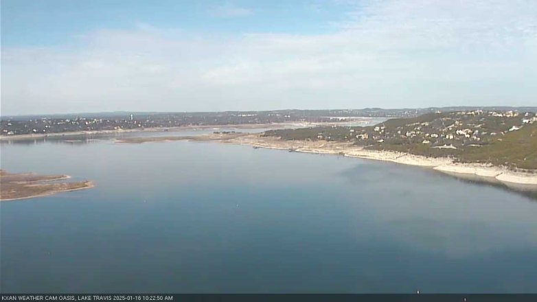 Lake Travis webcam, January 16, 2025 10:25 AM CT