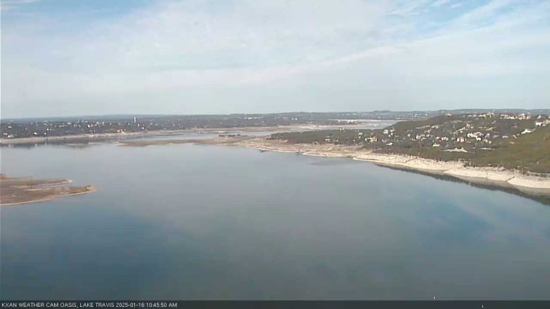 Lake Travis webcam, January 16, 2025 10:45 AM CT