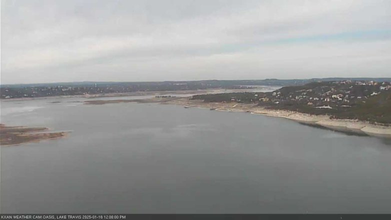 Lake Travis webcam, January 16, 2025 12:00 PM CT