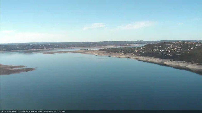 Lake Travis webcam, January 16, 2025 2:25 PM CT