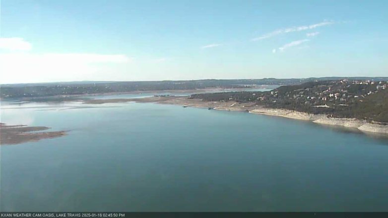 Lake Travis webcam, January 16, 2025 2:45 PM CT