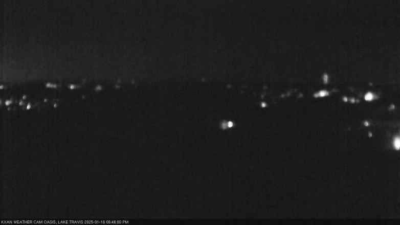 Lake Travis webcam, January 16, 2025 6:45 PM CT