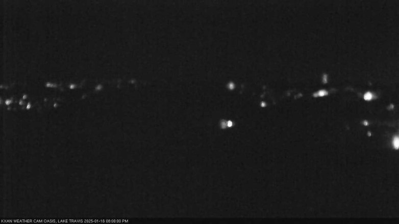 Lake Travis webcam, January 16, 2025 8:00 PM CT
