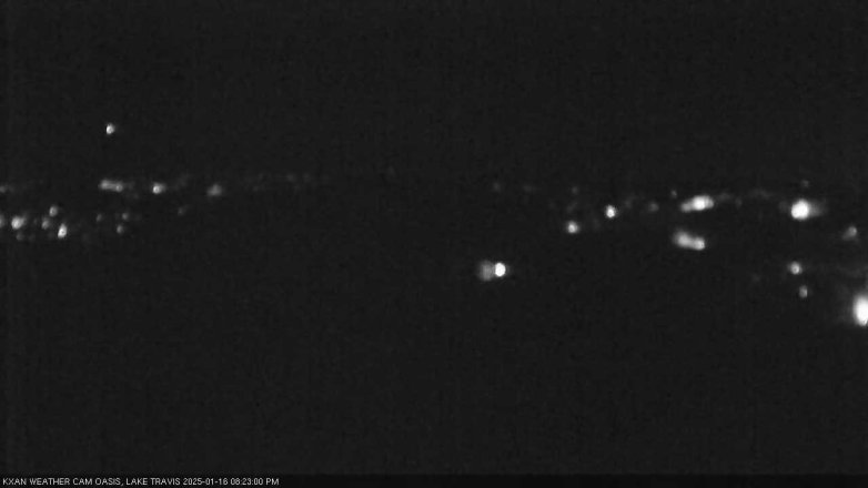 Lake Travis webcam, January 16, 2025 8:25 PM CT