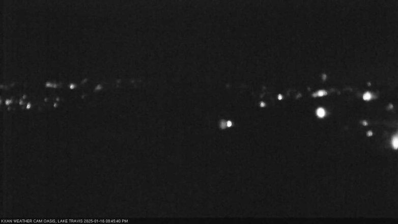 Lake Travis webcam, January 16, 2025 8:45 PM CT