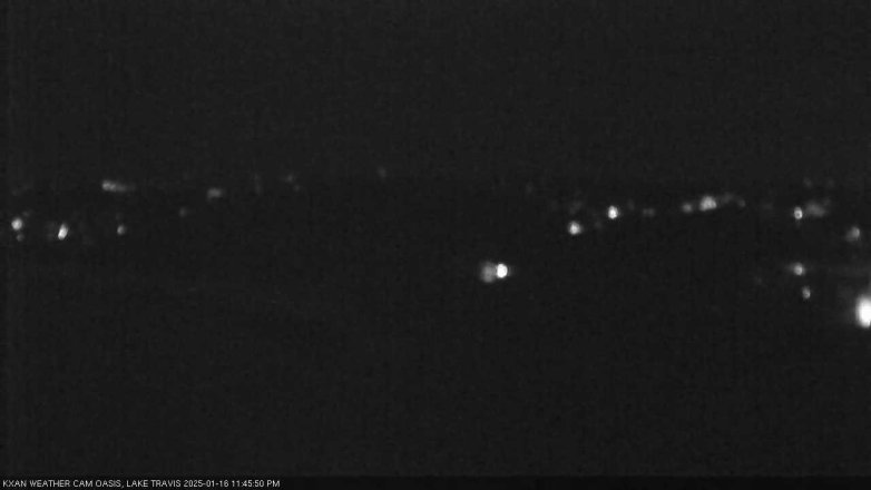 Lake Travis webcam, January 16, 2025 11:45 PM CT