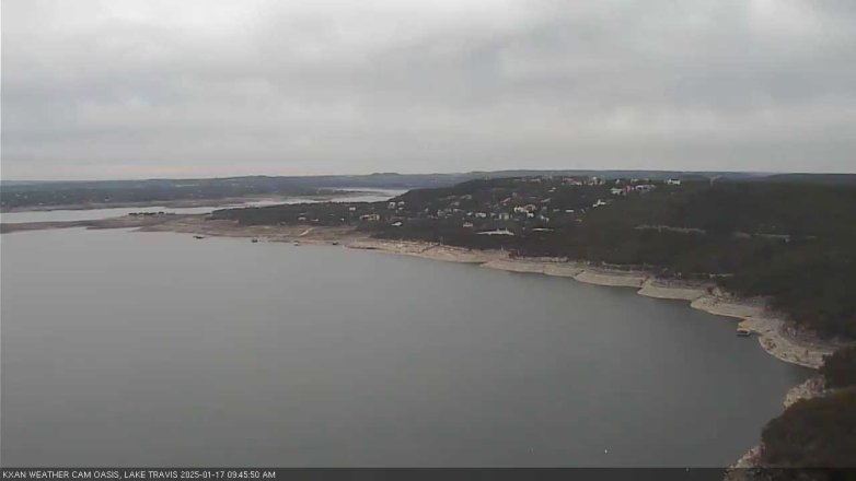 Lake Travis webcam, January 17, 2025 9:45 AM CT