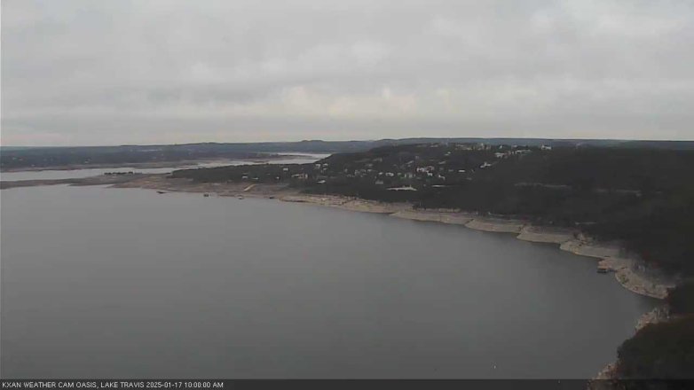 Lake Travis webcam, January 17, 2025 10:00 AM CT