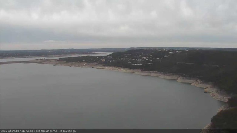 Lake Travis webcam, January 17, 2025 10:45 AM CT