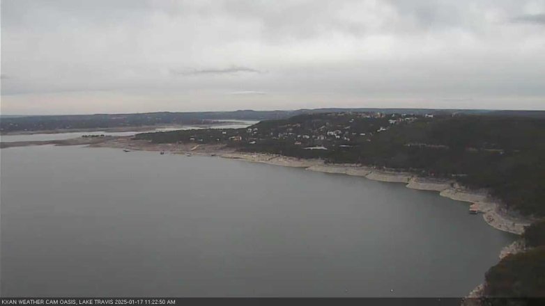 Lake Travis webcam, January 17, 2025 11:25 AM CT