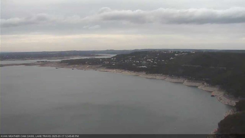 Lake Travis webcam, January 17, 2025 12:45 PM CT