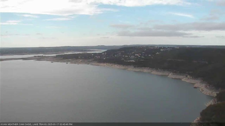 Lake Travis webcam, January 17, 2025 2:45 PM CT