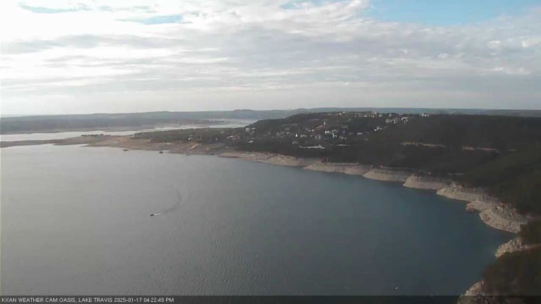 Lake Travis webcam, January 17, 2025 4:25 PM CT