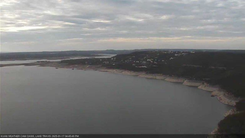 Lake Travis webcam, January 17, 2025 4:45 PM CT