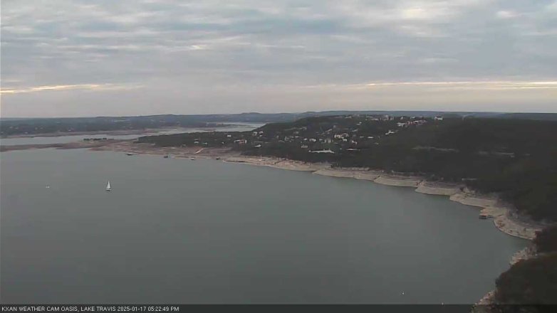 Lake Travis webcam, January 17, 2025 5:25 PM CT