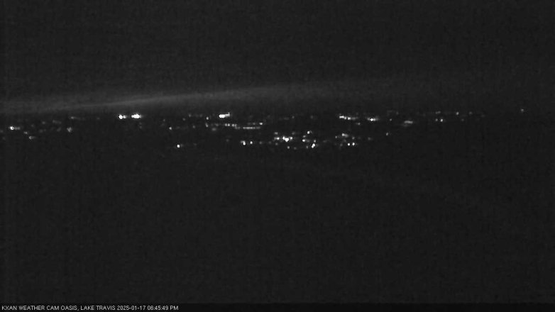 Lake Travis webcam, January 17, 2025 6:45 PM CT