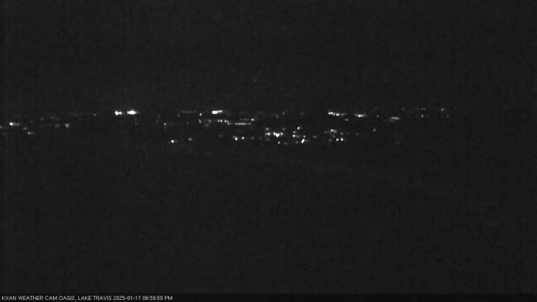 Lake Travis webcam, January 17, 2025 7:00 PM CT
