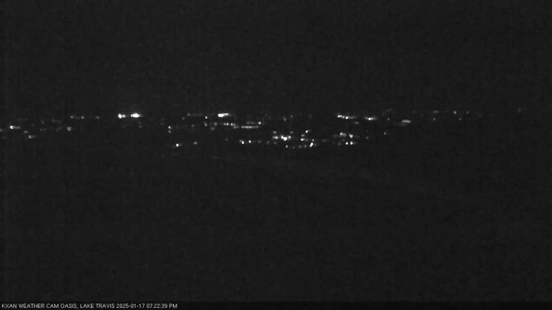 Lake Travis webcam, January 17, 2025 7:25 PM CT