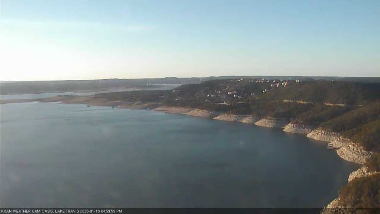 Lake Travis webcam, January 18, 2025 5:00 PM CT