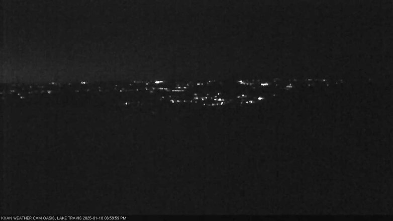 Lake Travis webcam, January 18, 2025 7:00 PM CT