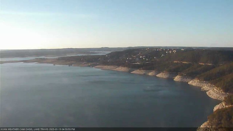 Lake Travis webcam, January 19, 2025 5:00 PM CT