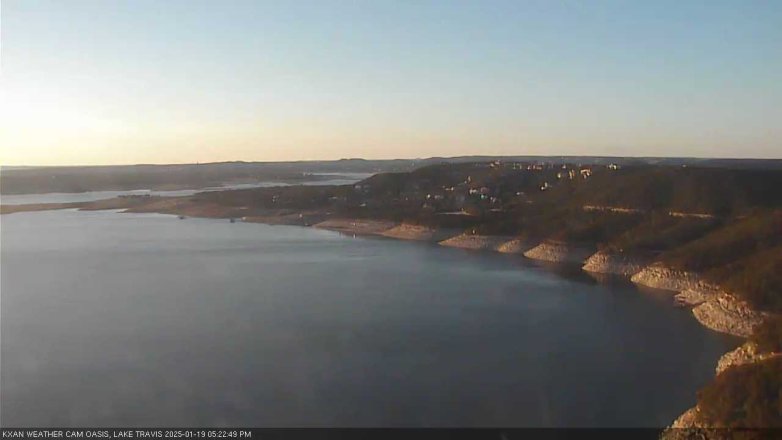 Lake Travis webcam, January 19, 2025 5:25 PM CT