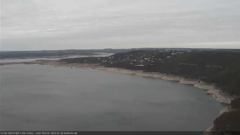 Lake Travis webcam, January 20, 2025 9:45 AM CT