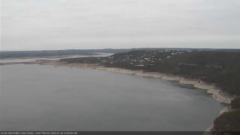 Lake Travis webcam, January 20, 2025 10:45 AM CT