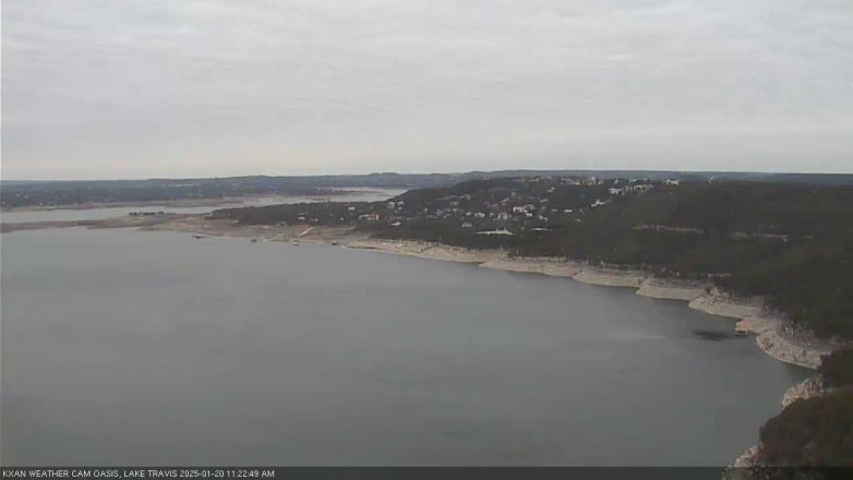 Lake Travis webcam, January 20, 2025 11:25 AM CT