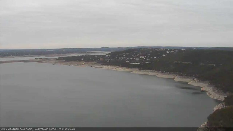 Lake Travis webcam, January 20, 2025 11:45 AM CT