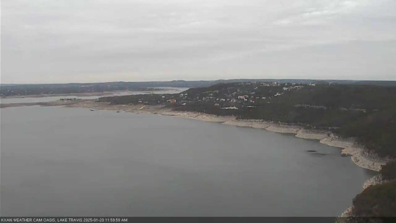 Lake Travis webcam, January 20, 2025 12:00 PM CT
