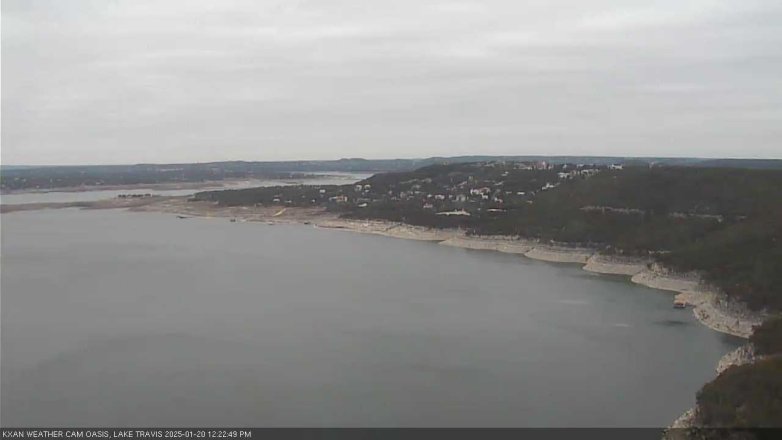 Lake Travis webcam, January 20, 2025 12:25 PM CT
