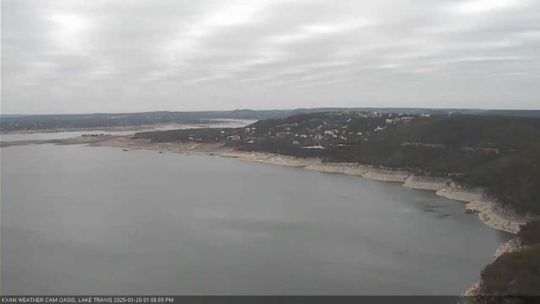 Lake Travis webcam, January 20, 2025 1:00 PM CT