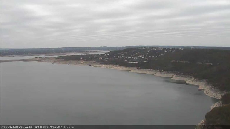 Lake Travis webcam, January 20, 2025 1:25 PM CT