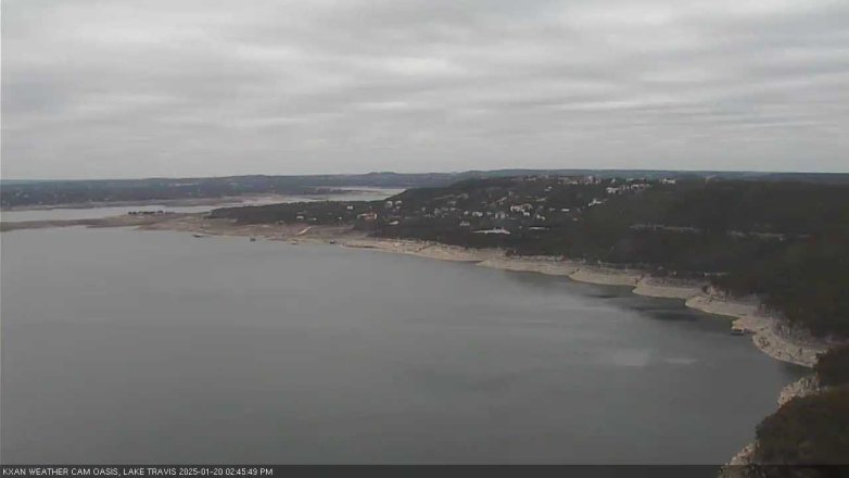 Lake Travis webcam, January 20, 2025 2:45 PM CT