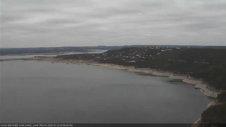 Lake Travis webcam, January 20, 2025 3:00 PM CT