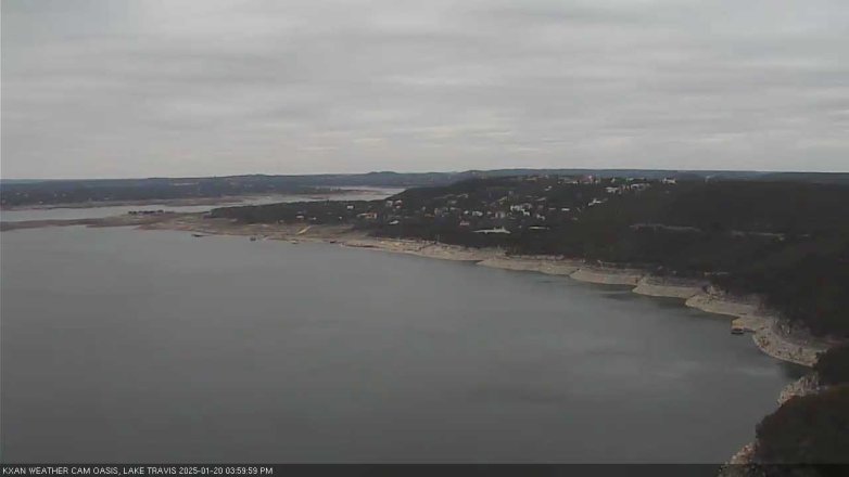 Lake Travis webcam, January 20, 2025 4:00 PM CT