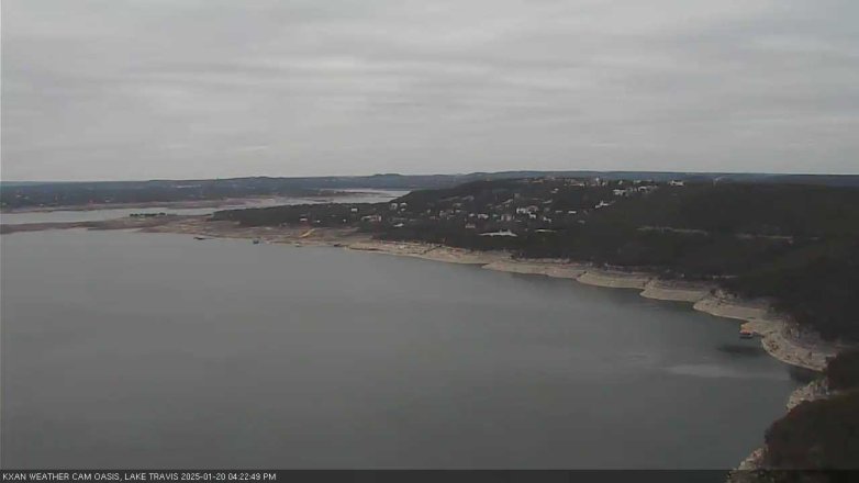 Lake Travis webcam, January 20, 2025 4:25 PM CT