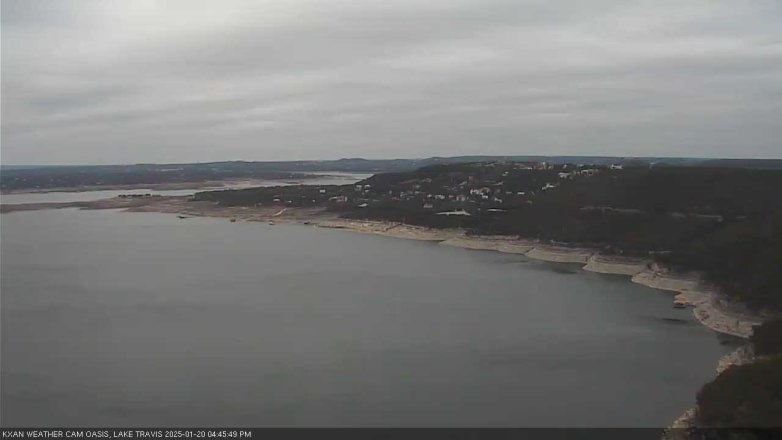 Lake Travis webcam, January 20, 2025 4:45 PM CT