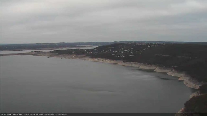 Lake Travis webcam, January 20, 2025 5:25 PM CT