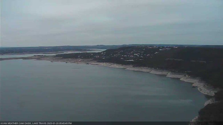 Lake Travis webcam, January 20, 2025 5:45 PM CT