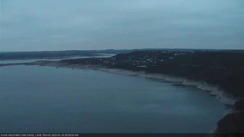 Lake Travis webcam, January 20, 2025 6:00 PM CT