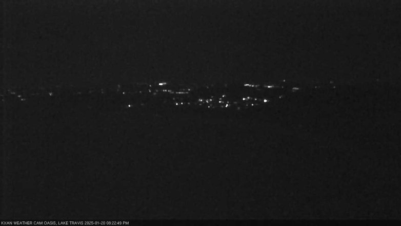 Lake Travis webcam, January 20, 2025 8:25 PM CT