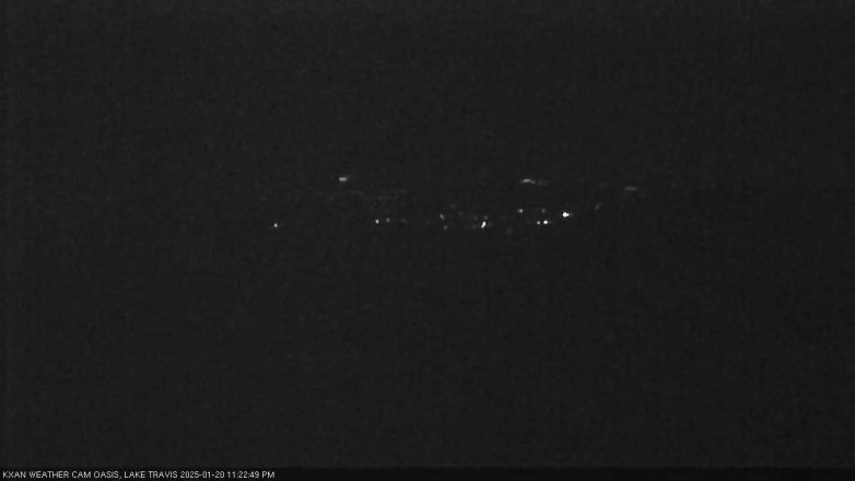 Lake Travis webcam, January 20, 2025 11:25 PM CT